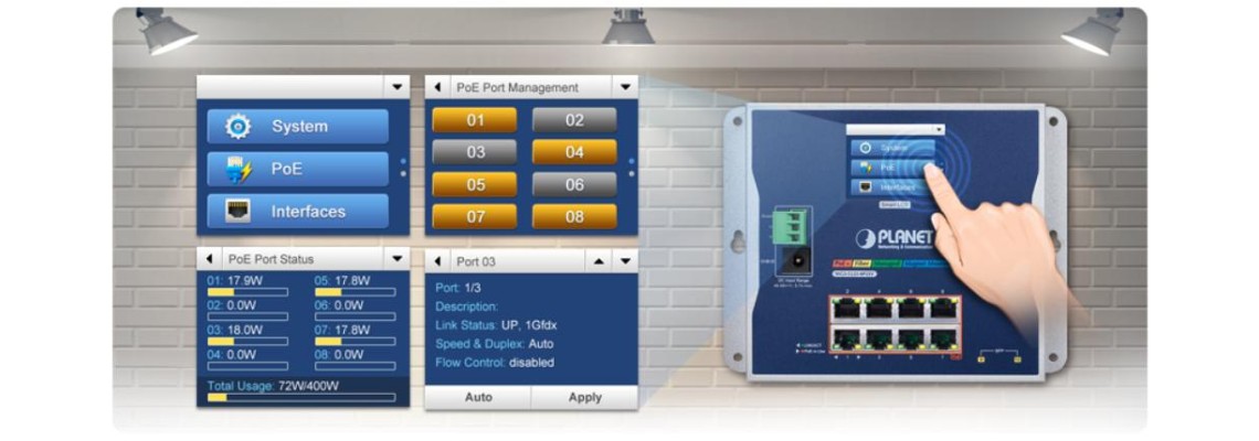 Industrial Flat-type Ethernet