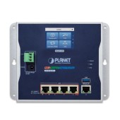 PLANET WGR-500-4PV IP30 Industrial Wall-mount Gigabit Router with 4-Port 802.3at PoE+