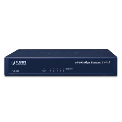 PLANET FSD-503 5-Port 10/100Mbps Fast Ethernet Switch