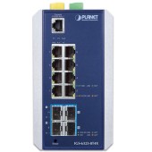 PLANET IGS-6325-8T4X Industrial L3 8-Port 10/100/1000T + 4-Port 10G SFP+ Managed Ethernet Switch