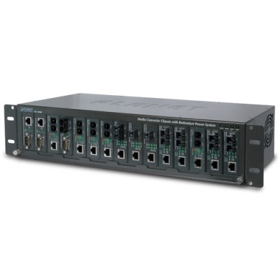 PLANET MC-1500R48 15-Slot Media Converter Chassis (DC Power)