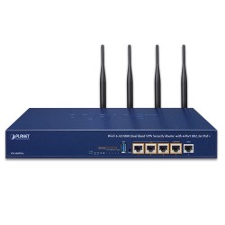 PLANET VR-300PW6A Wi-Fi 6 AX2400 2.4GHz/5GHz VPN Security Router with 4-Port 802.3at PoE+