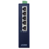 PLANET ISW-501T 5-Port 10/100TX Industrial Fast Ethernet Switch (-40~75 degrees C operating temperature)