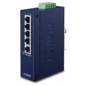 PLANET ISW-501T 5-Port 10/100TX Industrial Fast Ethernet Switch (-40~75 degrees C operating temperature)