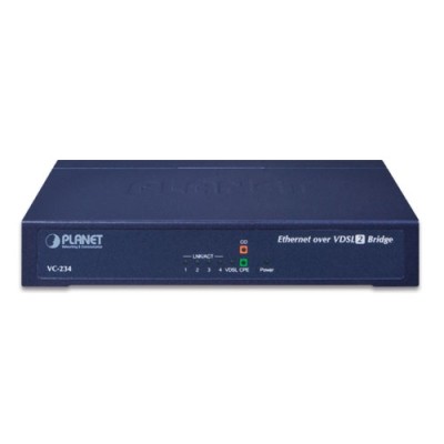 PLANET VC-234 100/100 Mbps Ethernet (4-Port LAN) to VDSL2 Bridge