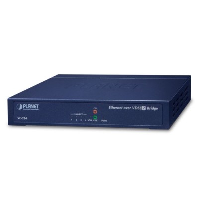 PLANET VC-234 100/100 Mbps Ethernet (4-Port LAN) to VDSL2 Bridge