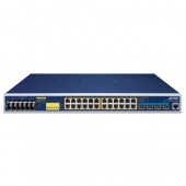 PLANET IGS-6325-24UP4X Industrial L3 24-Port 10/100/1000T 802.3bt PoE + 4-Port 10G SFP+ Managed Ethernet Switch