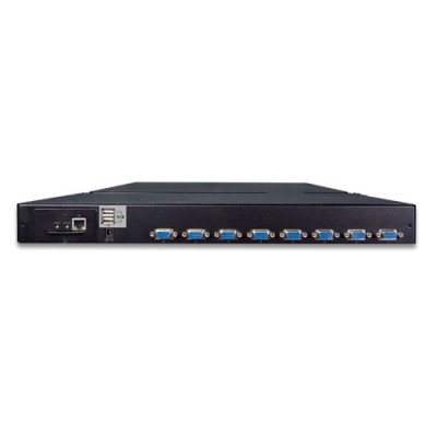 PLANET IKVM-210-08M 17 8-Port Combo VGA LCD IP KVM Switch