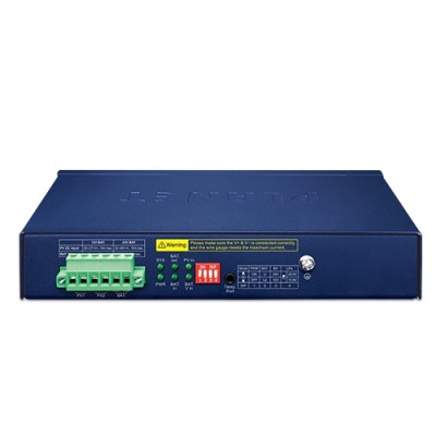 PLANET BSP-115PV-15A 5-Port 802.3at PoE+ Solar PoE Switch with 1-Port 1000X SFP and LCD Display