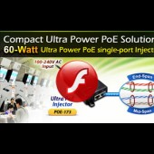 PLANET POE-173 60-Watt Ultra Power over Ethernet Injector