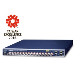 PLANET LRP-1622CS 16-port Coax + 2-port 10/100/1000T + 2-port 100/1000X SFP Long Reach PoE over Coaxial Managed Switch