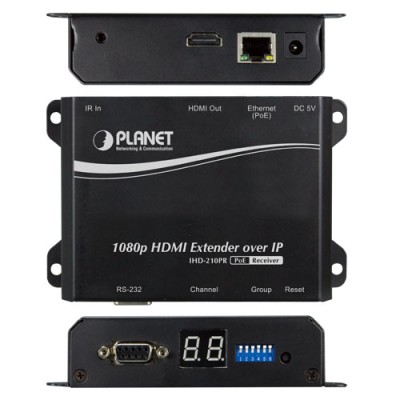 PLANET IHD-210PR High Definition HDMI Extender Receiver over IP with PoE