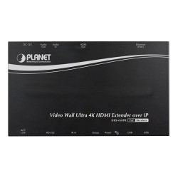 PLANET IHD-410PR Video Wall Ultra 4K HDMI/USB Extender Receiver over IP with PoE