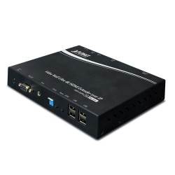 PLANET IHD-410PR Video Wall Ultra 4K HDMI/USB Extender Receiver over IP with PoE