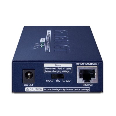 PLANET POE-172S Single-Port 10/100/1000Mbps Ultra PoE Splitter (12V/19V/24V)