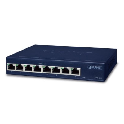 PLANET GSD-805 8-Port 10/100/1000BASE-T Gigabit Ethernet Switch