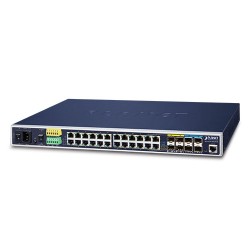 PLANET IGS-6325-20T4C4X Industrial L3 20-Port 10/100/1000T + 4-Port Gigabit TP/SFP + 4-Port 10G SFP+ Managed Ethernet Switch