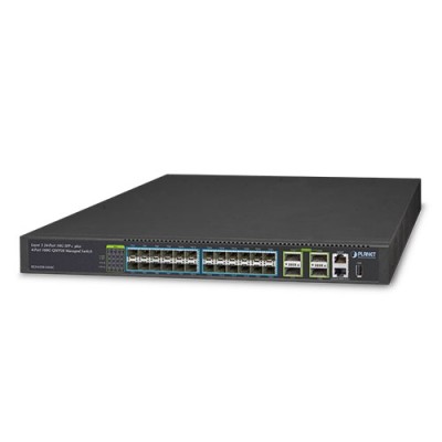 PLANET XGS-6350-24X4C Layer 3 24-Port 10G SFP+ + 4-Port 100G QSFP28 Managed Switch