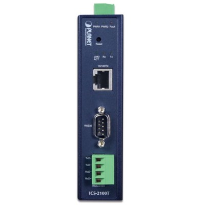 PLANET ICS-2100T Industrial 1-Port RS232/RS422/RS485 Serial Device Server