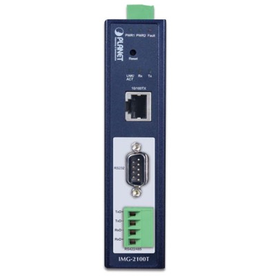 PLANET IMG-2100T Industrial 1-port RS232/422/485 Modbus Gateway