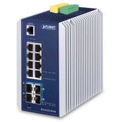 PLANET IGS-6325-8T4X Industrial L3 8-Port 10/100/1000T + 4-Port 10G SFP+ Managed Ethernet Switch