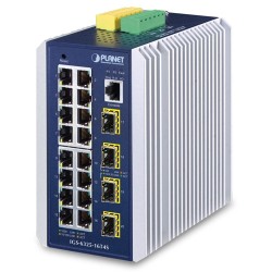 PLANET IGS-6325-16T4S Industrial L3 16-Port 10/100/1000T + 4-Port 1G/2.5G SFP Managed Ethernet Switch