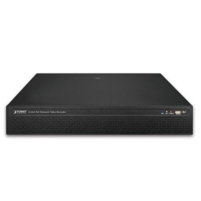 PLANET NVR-2516P H.265 25-ch 4K Network Video Recorder with 16-Port PoE