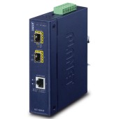 PLANET IGT-1205AT Industrial 1-port 10/100/1000T to 2-port 100/1000/2500X SFP Media Converter