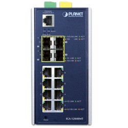 PLANET IGS-12040MT Industrial 8-Port 10/100/1000T + 2-Port 100/1G SFP + 2-Port 1G/2.5G SFP Managed Ethernet Switch