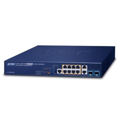 PLANET GS-5220-8UP2T2X L3 8-Port 10/100/1000T 802.3bt PoE + 2-Port 10/100/1000T + 2-Port 10G SFP+ Managed Switch