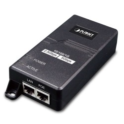 PLANET POE-165 Single-Port Multigigabit 802.3at PoE+ Injector (30 Watts)