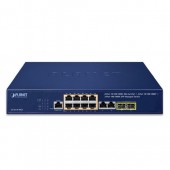 PLANET GS-4210-8P2C 8-Port 10/100/1000T 802.3at PoE + 2-Port 10/100/1000T+ 2-Port 100/1000X SFP Managed Switch