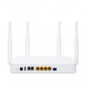 PLANET GPN-400ACV GPON HGU with 4-Port GbE, 1200Mbps 802.11ac Wireless and 2-Port FXS (1 x USB)