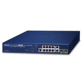 PLANET GS-5220-8P2T2S L2+ 8-Port 10/100/1000T 802.3at PoE + 2-Port 10/100/1000T + 2-Port 100/1000X SFP Managed Switch