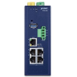 PLANET IVR-300 Industrial 5-Port 10/100/1000T VPN Security Gateway with Redundant Power