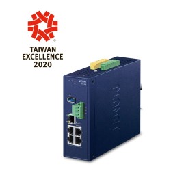 PLANET IVR-300 Industrial 5-Port 10/100/1000T VPN Security Gateway with Redundant Power