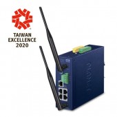 PLANET IVR-300W Industrial 5-Port 10/100/1000T + 802.11ax Wi-Fi VPN Security Gateway