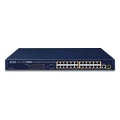 PLANET FGSW-2511P 24-Port 10/100BASE-TX 802.3at PoE + 1-Port Gigabit TP/SFP Combo Ethernet Switch