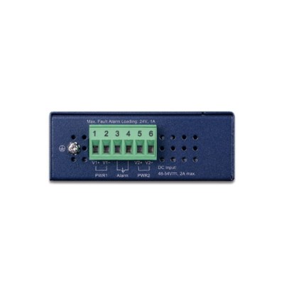 PLANET IPOE-171-60W Industrial Single-Port Multi-Gigabit 802.3bt PoE++ Injector (60 Watts, -40~75 degrees C, 48~54VDC)