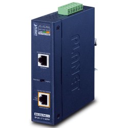 PLANET IPOE-171-60W Industrial Single-Port Multi-Gigabit 802.3bt PoE++ Injector (60 Watts, -40~75 degrees C, 48~54VDC)