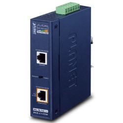 PLANET IPOE-171-95W Industrial Single-Port Multi-Gigabit 802.3bt PoE++ Injector (95 Watts, -40~75 degrees C, 12~54V DC)