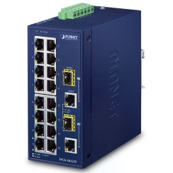 PLANET IFGS-1822TF Industrial 16-Port 10/100TX + 2-Port Gigabit TP/SFP Combo Ethernet Switch