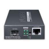 PLANET GT-915A 10/100/1000BASE-T to 100/1000BASE-X SFP Managed Media Converter