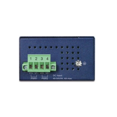 PLANET IPOE-270 Industrial 2-port Multi-Gigabit 802.3bt PoE++ Injector Hub (-40~75 degrees C)