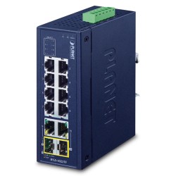 PLANET IFGS-1022TF Industrial 8-Port 10/100TX + 2-Port Gigabit TP/SFP Combo Ethernet Switch