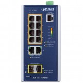 PLANET IGS-4215-8UP2T2S Industrial 8-Port 10/100/1000T 802.3bt PoE + 2-Port 10/100/1000T + 2-Port 100/1000X SFP Managed Switch