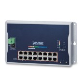 PLANET WGS-4215-16P2S Industrial 16-Port 10/100/1000T 802.3at PoE + 2-Port 100/1000X SFP Wall-mounted Managed Switch