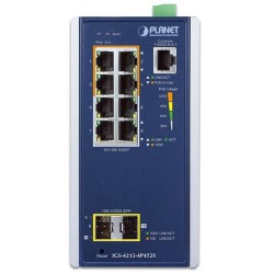 PLANET IGS-4215-4P4T2S Industrial 4-Port 10/100/1000T 802.3at PoE + 4-Port 10/100/1000T + 2-Port 100/1000X SFP Managed Switch