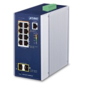 PLANET IGS-4215-4P4T2S Industrial 4-Port 10/100/1000T 802.3at PoE + 4-Port 10/100/1000T + 2-Port 100/1000X SFP Managed Switch