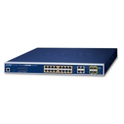 PLANET GS-4210-16UP4C 16-Port 10/100/1000T 802.3bt PoE++ plus 4-Port Gigabit TP/SFP Combo Managed Switch